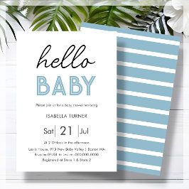 Blå | HEJ BABY | Inbjudan till babyvisningsprogram