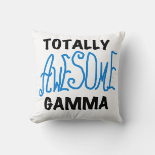 Blå, helt Fantastisk Gamma-gåvor Kudde