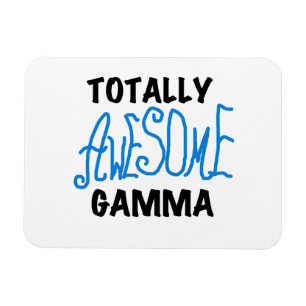Blå, helt Fantastisk Gamma-gåvor Magnet