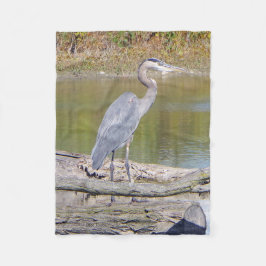 Blå Heron fleece filt