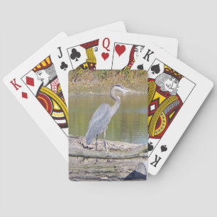 Blå Heron-kort Casinokort