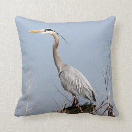 Blå Heron Kudde