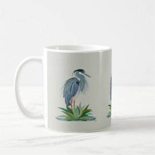 Blå Heron Mugg