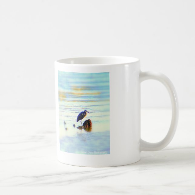 blå heron mugg (Höger)
