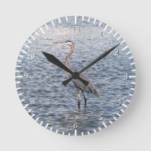 Blå Heron vatten klocka