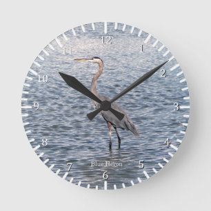 Blå Heron vatten klocka