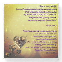 Blå herre Psalm 28:6-7