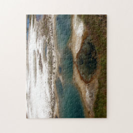 Blå Hett Vår Yellowstone Pussel