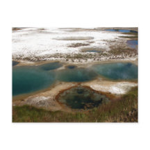 Blå Hett Vår Yellowstone