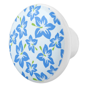Blå Hibiscus, Blåa blommor, Mönster i blommor Knopp