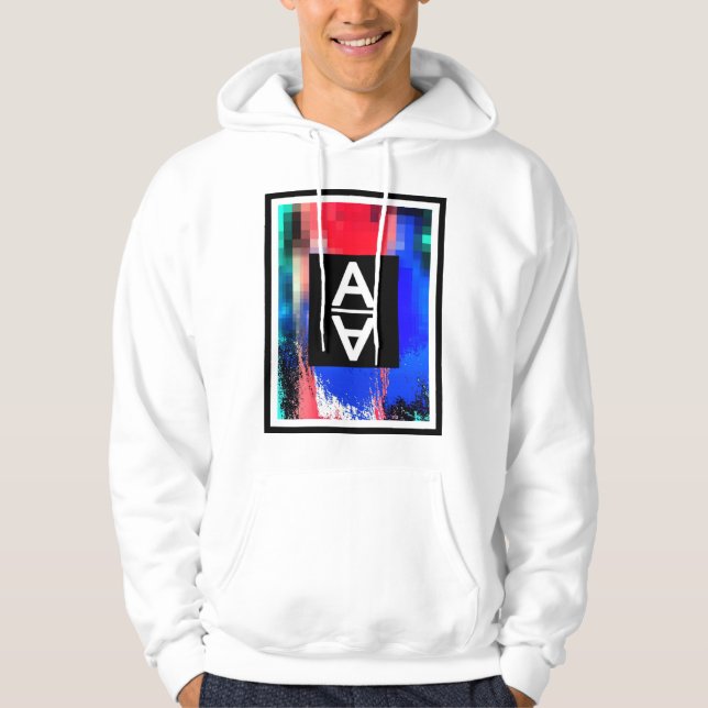 Blå himmel Ahead Hoodie (Framsida)