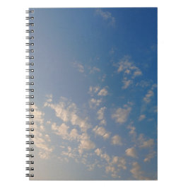Blå himmel anteckningsbok