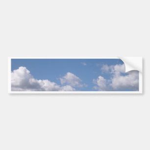 blå himmel bildekal