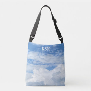 BLÅ HIMMEL CLOUDS PHOTO CROSSBODY BAG AXELVÄSKA