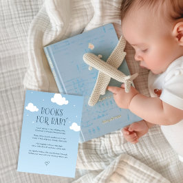 Blå himmel Clouds Stars Bokar för Baby Tilläggskort