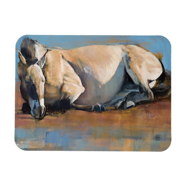 Blå himmel-dagen magnet (Horisontell)