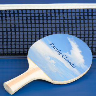 Blå himmel Delvis grumlig med Twist Pingisracket