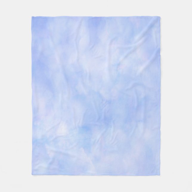 Blå himmel fleecefilt (Framsidan)