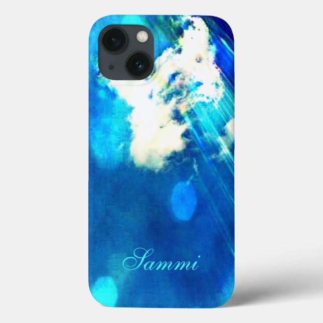 Blå himmel Gnistra iPad Mini Retina Case (Baksida)