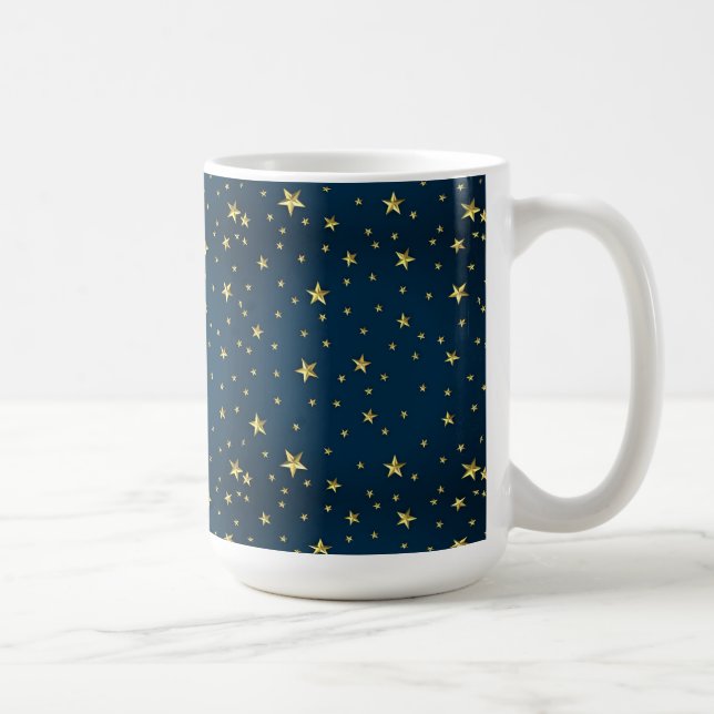 Blå himmel Golden Stars Kaffemugg (Höger)