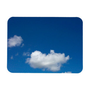 Blå himmel gräns Premium Flexi Magnet