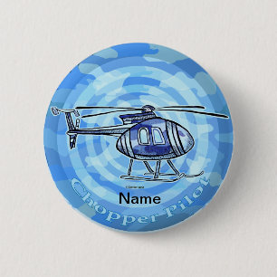 Blå himmel helikopter knapp