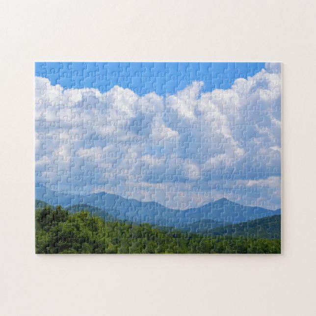 Blå himmel i Blue Ridge Mountain - 11 x 14 Pussel (Horisontell)