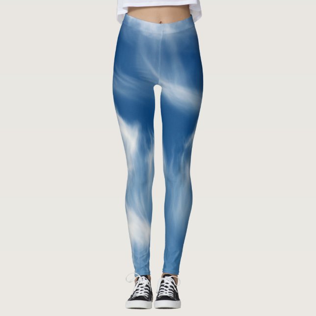 Blå himmel Leggings (Framsida)