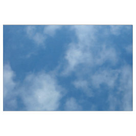 Blå himmel med Clouds Photo Tyg