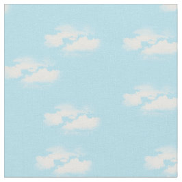 Blå himmel med flytande moln tyg