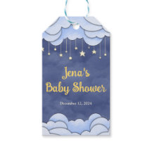 Blå himmel med handburna stjärnor - Märkre