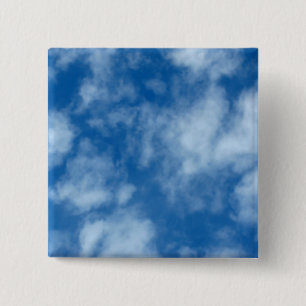 Blå himmel med molnfotoet knapp