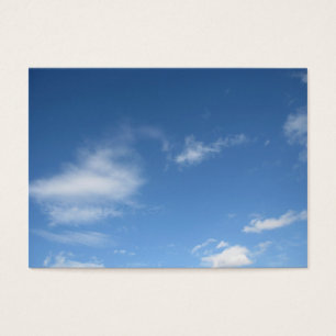 Blå himmel & moln visitkort