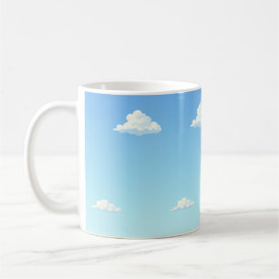 Blå himmel Mugg