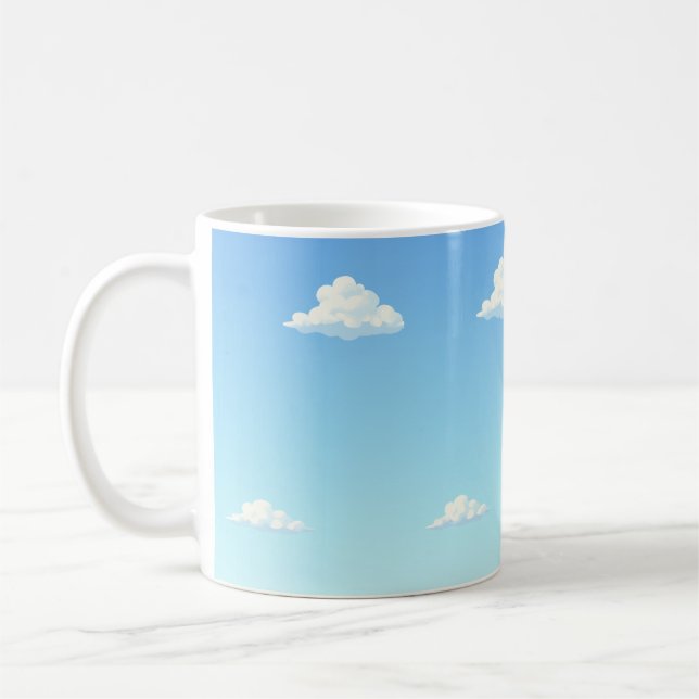 Blå himmel Mugg (Vänster)