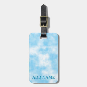 Blå himmel och Cloud Art Anpassningsbar Bagagebricka