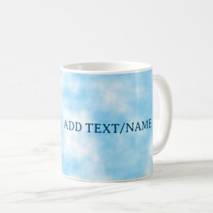 Blå himmel och Cloud Art Anpassningsbar Kaffemugg