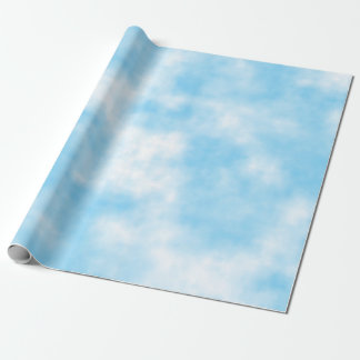 Blå himmel och Cloud Art Anpassningsbar Presentpapper