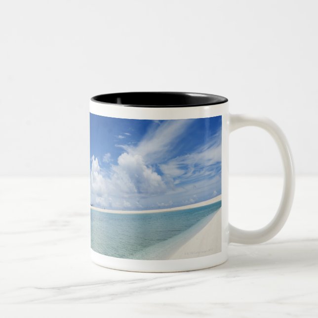 Blå himmel och hav 4 Två-Tonad mugg (Höger)