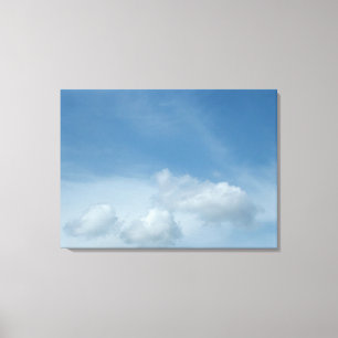 Blå himmel och moln canvastryck