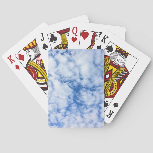 blå himmel och moln casinokort (Baksidan)
