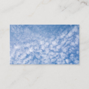 Blå himmel och moln visitkort