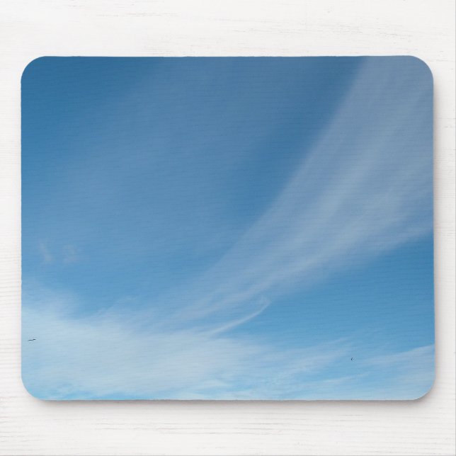 Blå himmel och vita moln musmatta (Framsidan)