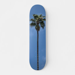Blå himmel palmer mini skateboard bräda 18,5 cm