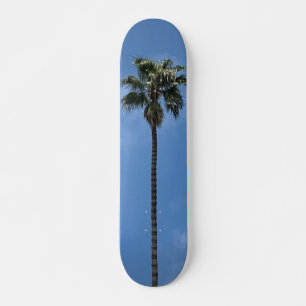 Blå himmel palmer mini skateboard bräda 18,5 cm