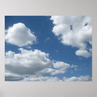 Blå himmel Poster