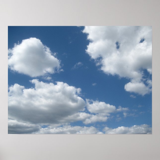 Blå himmel Poster (Framsidan)