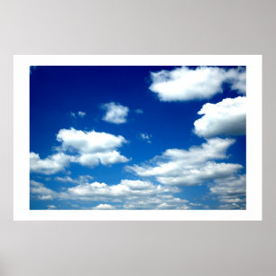 Blå himmel poster