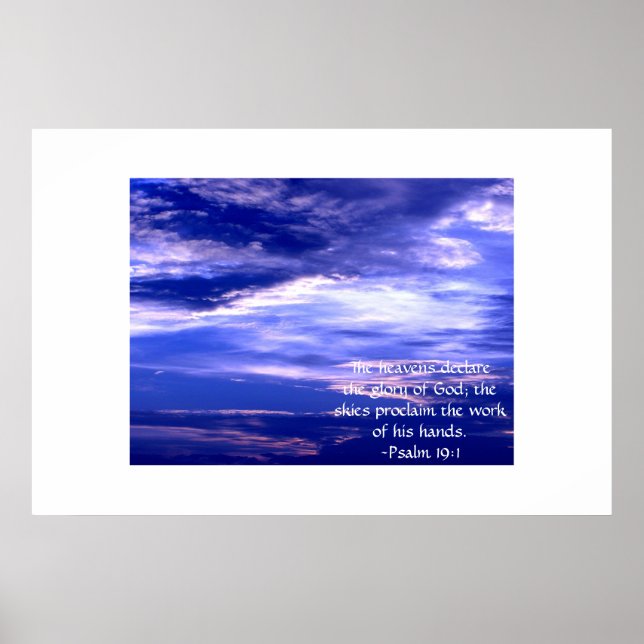 Blå himmel poster (Framsidan)