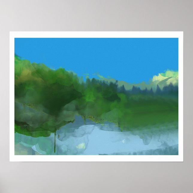 blå himmel poster (Framsidan)